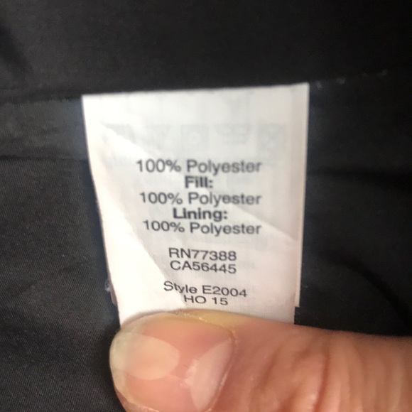 J. Crew Black Quilted Down Jacket XS - Picture 6 of 6